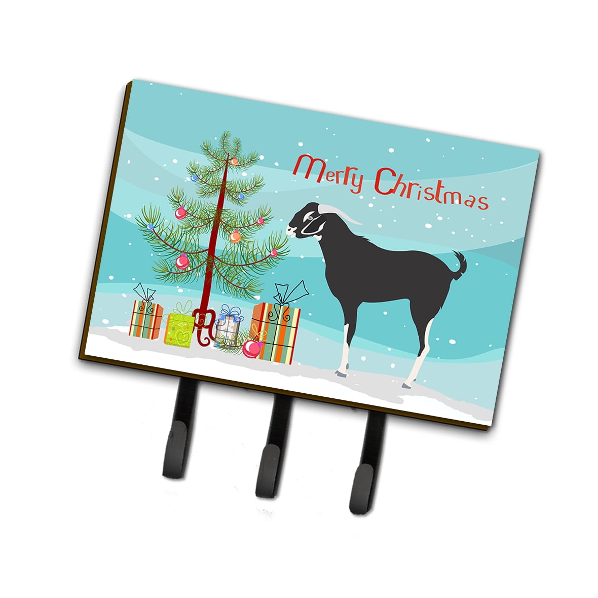 Black Bengal Goat Christmas Leash or Key Holder