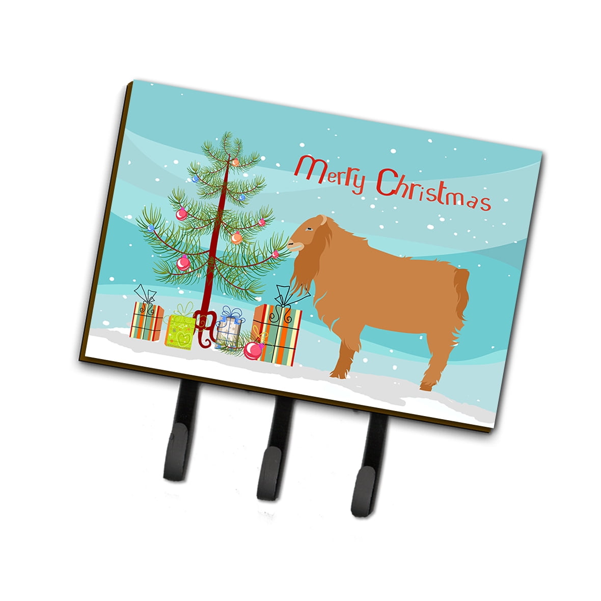 BB9252TH68 American Lamancha Goat Christmas Leash or Key Holder