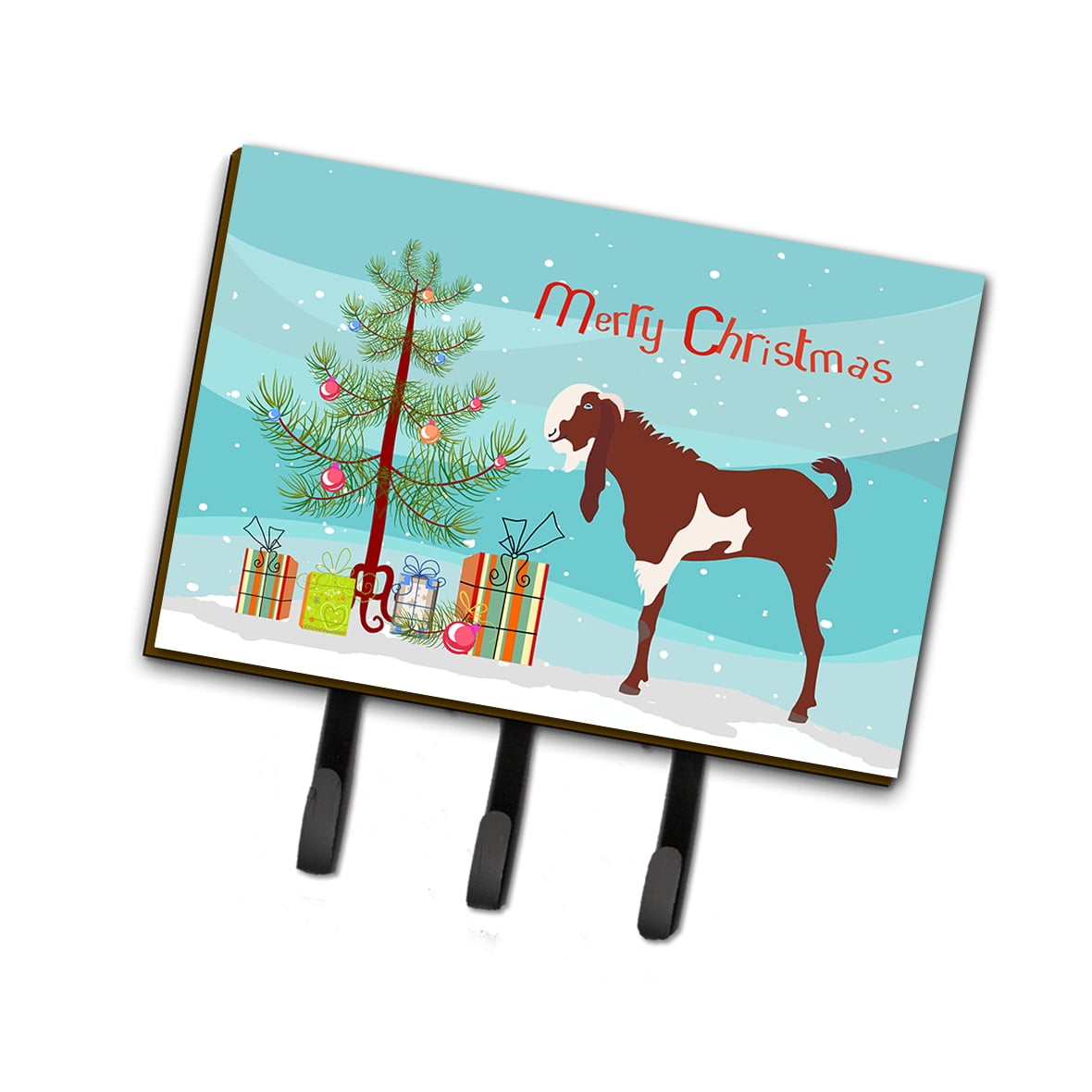 BB9257TH68 Jamnapari Goat Christmas Leash or Key Holder