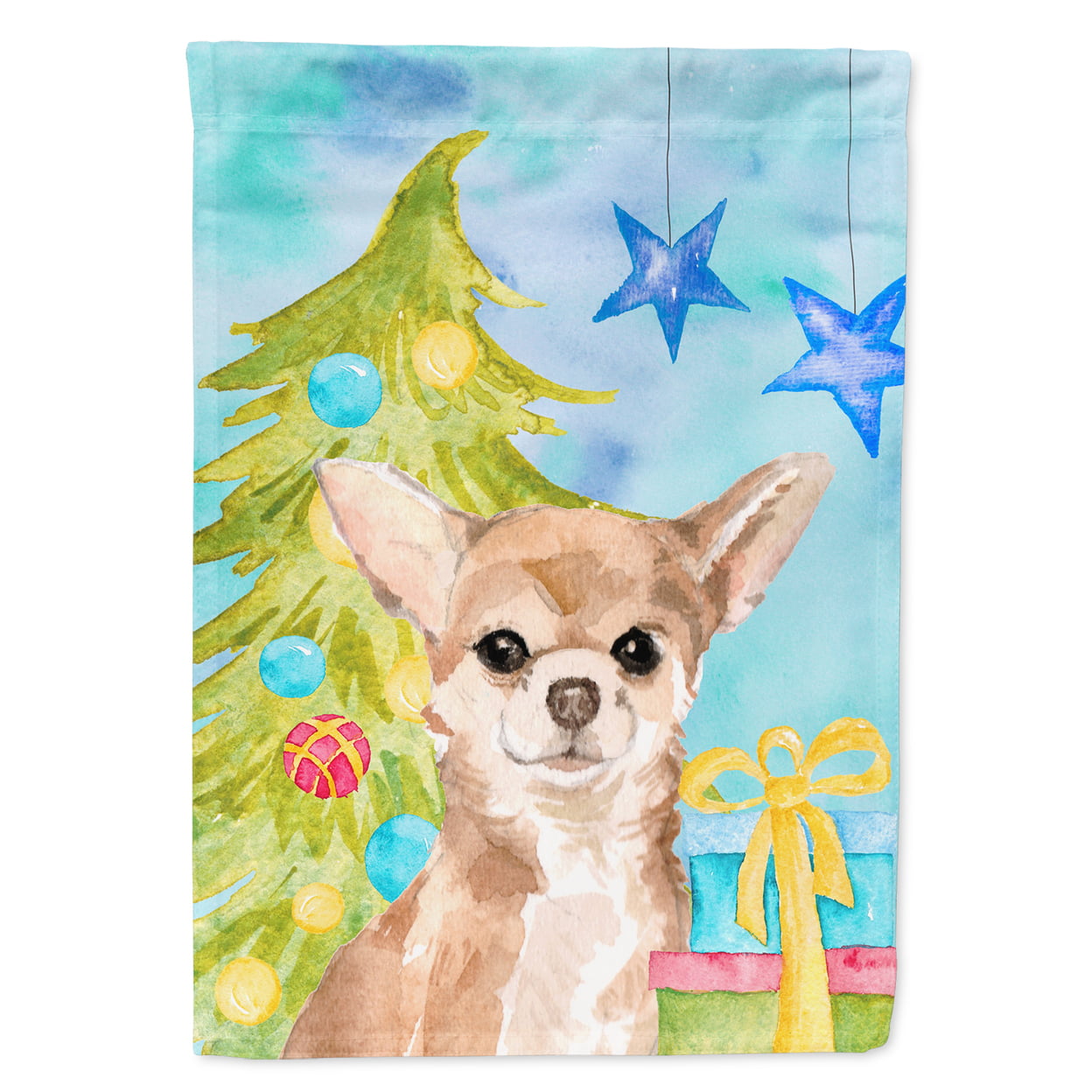 Chihuahua Christmas Flag - Garden Size