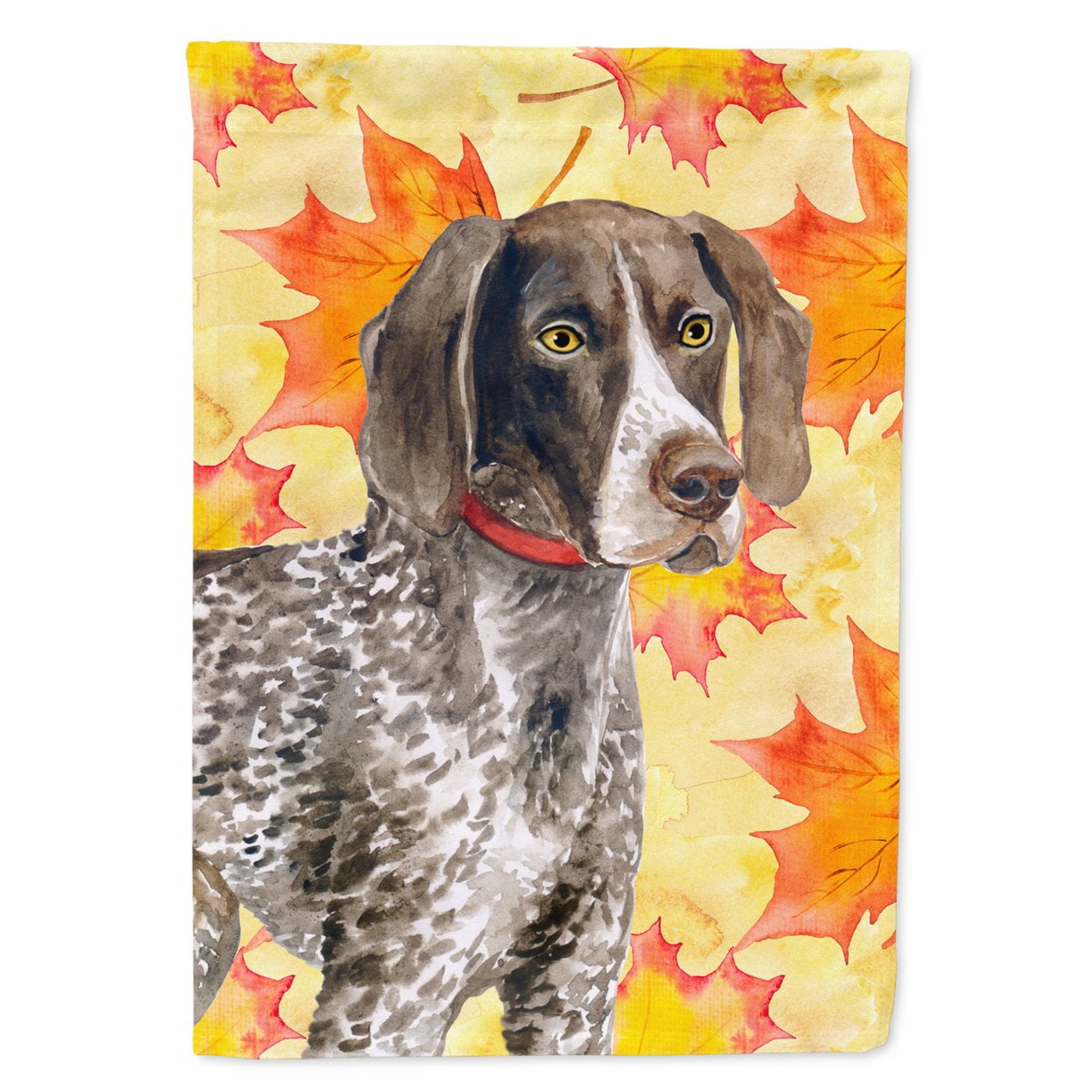 BB9902GF German Shorthaired Pointer Fall Flag - Garden Size