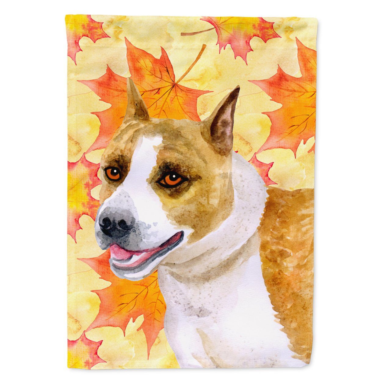 American Staffordshire Fall Flag - Garden Size
