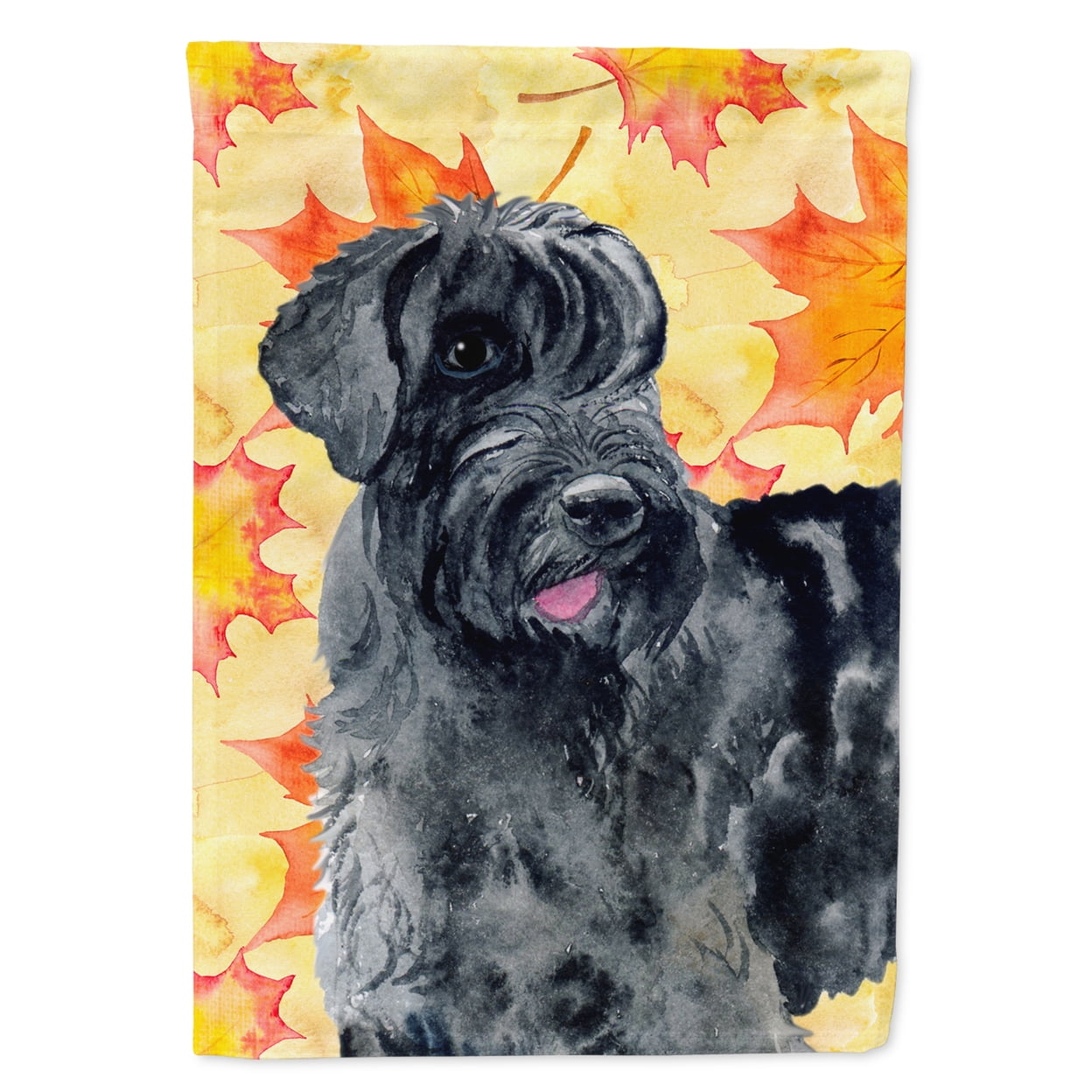 Giant Schnauzer Fall Flag - Garden Size