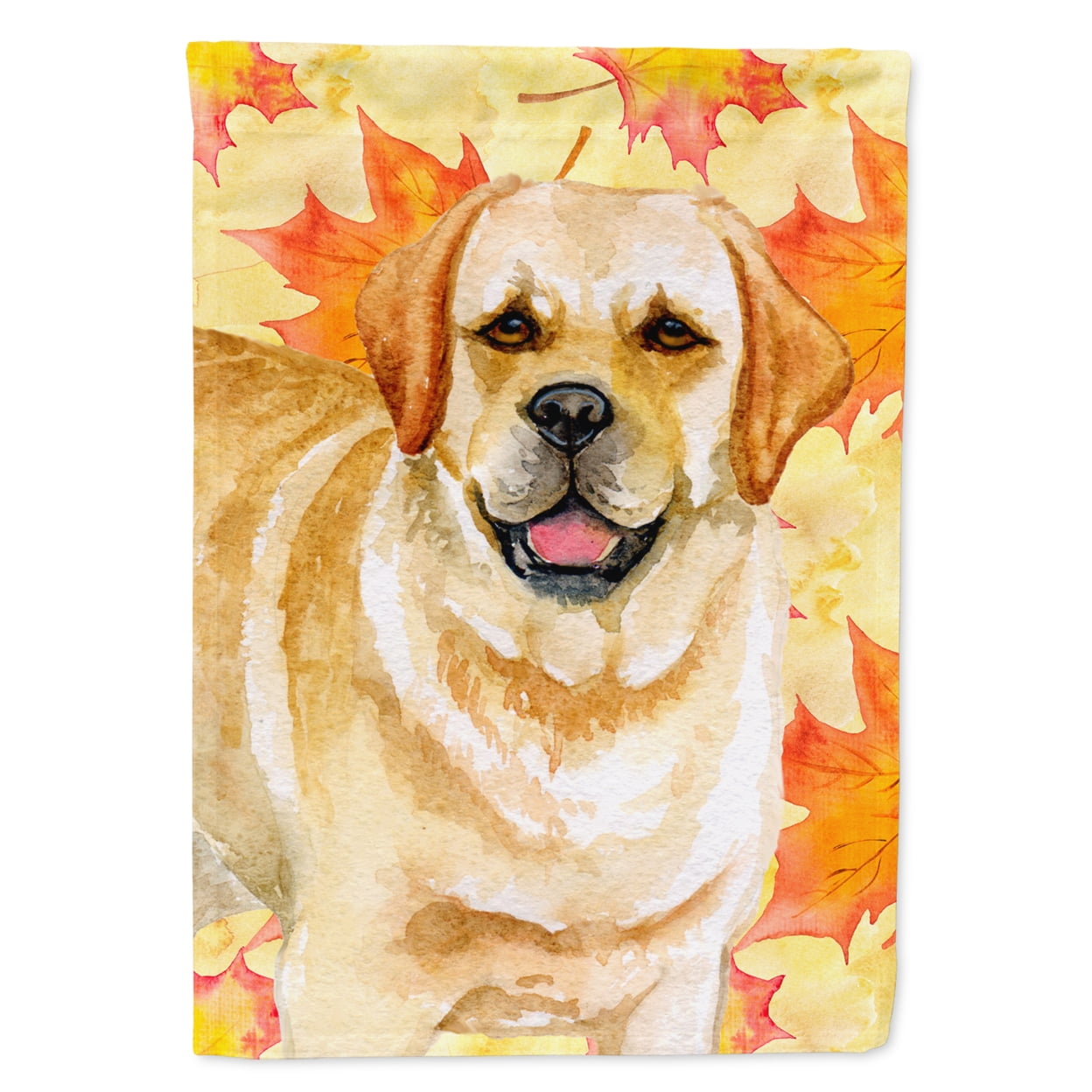 Golden Retriever Fall Flag - Garden Size