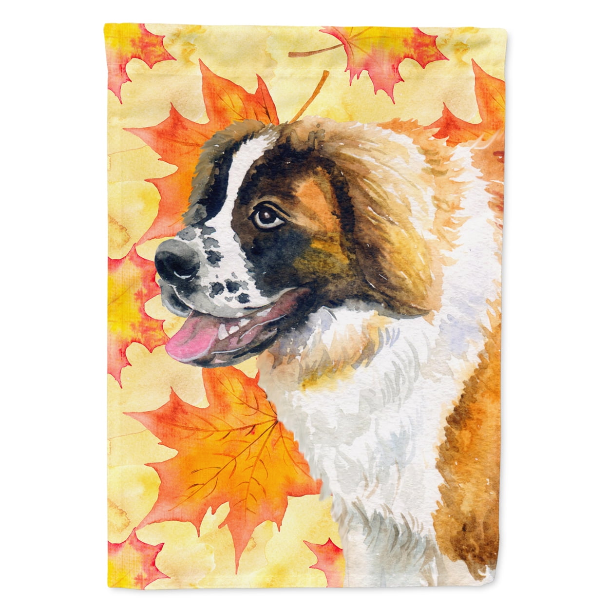 BB9940GF Saint Bernard Fall Flag - Garden Size