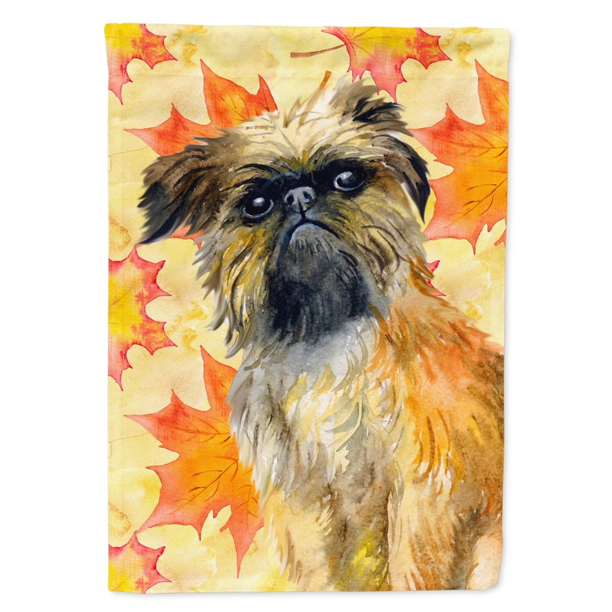 BB9948GF Brussels Griffon Fall Flag - Garden Size