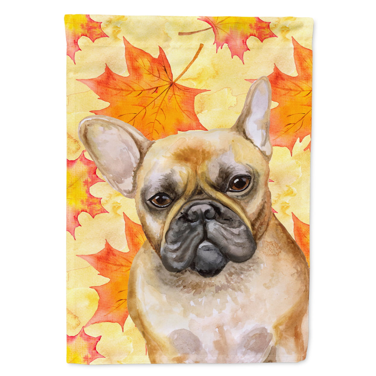 French Bulldog Fall Flag - Garden Size