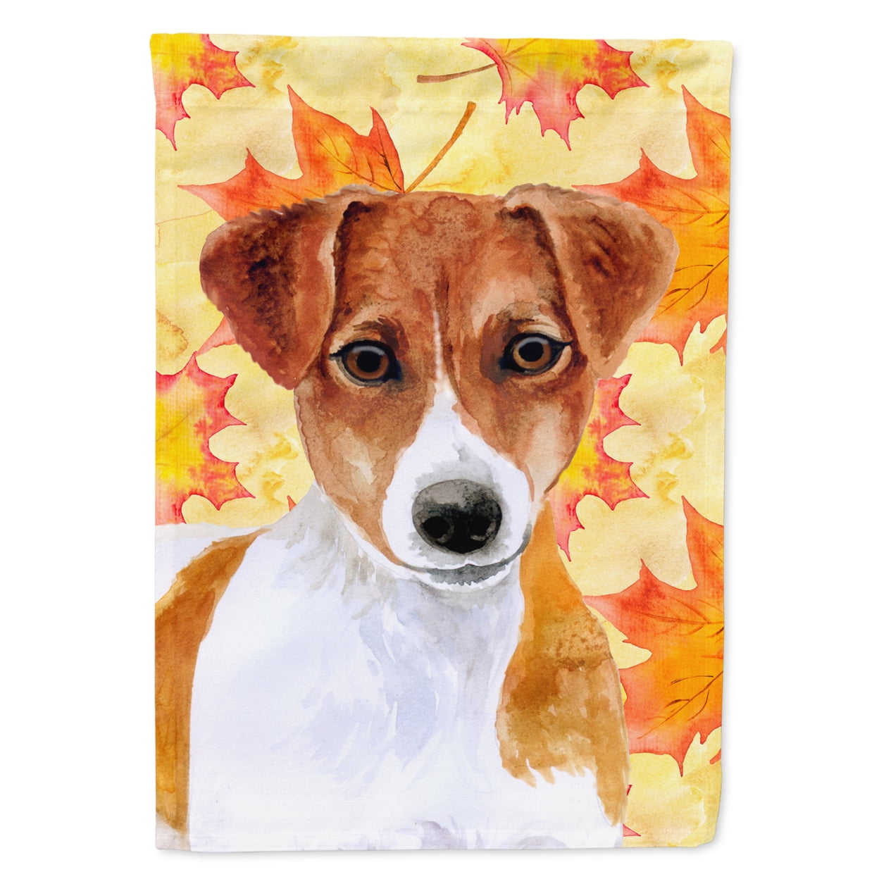 BB9950GF Jack Russell Terrier Fall Flag - Garden Size