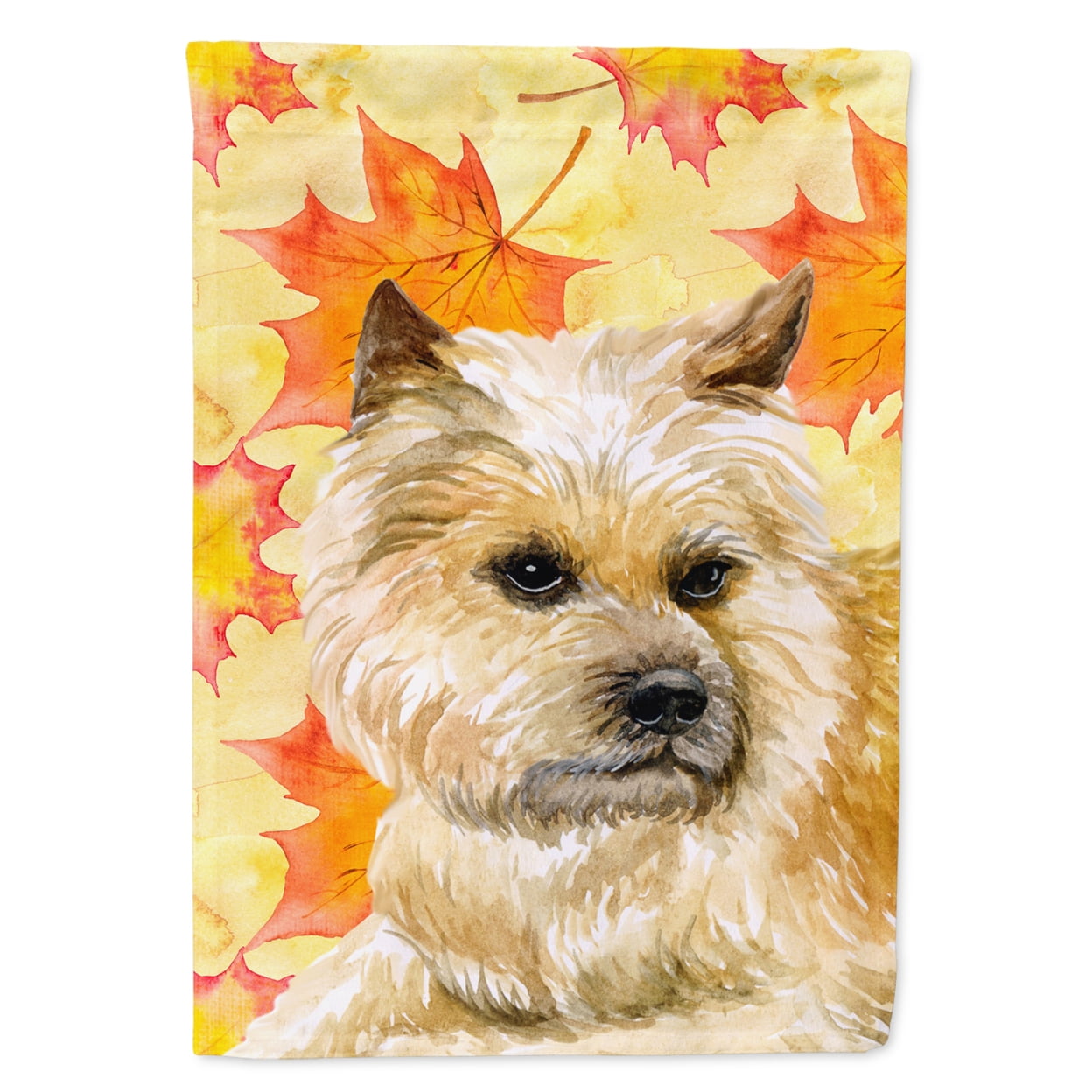 BB9951GF Cairn Terrier Fall Flag - Garden Size