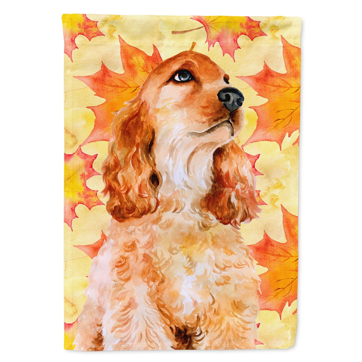 BB9967GF Cocker Spaniel Fall Flag - Garden Size