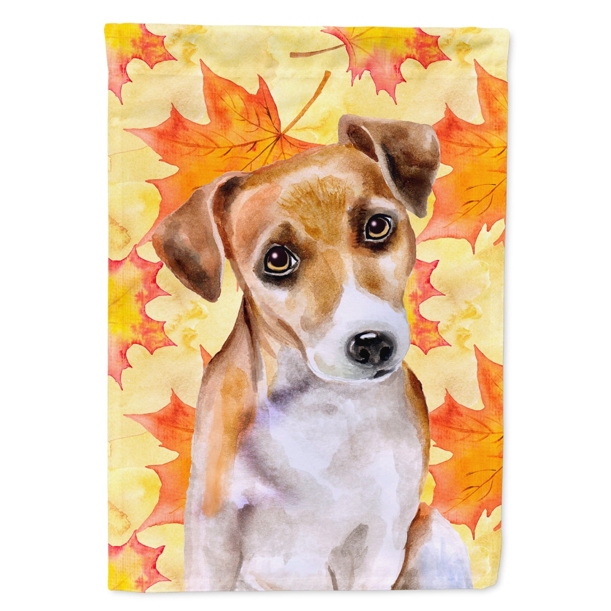 BB9974GF Jack Russell Terrier No.2 Fall Flag - Garden Size