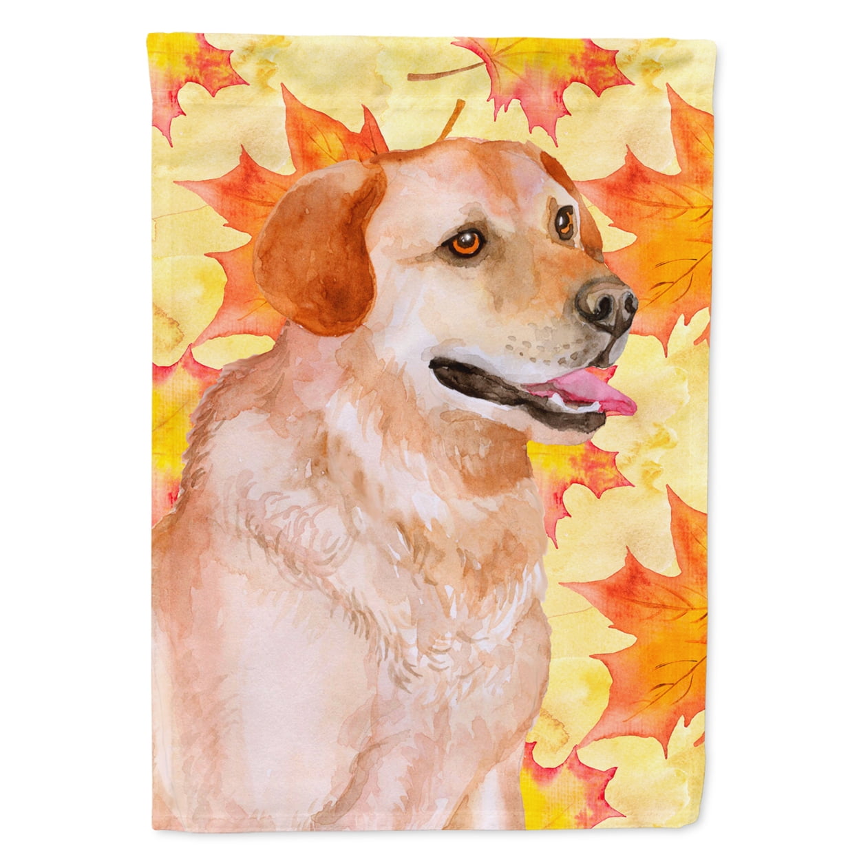 BB9975GF Labrador Retriever Fall Flag - Garden Size
