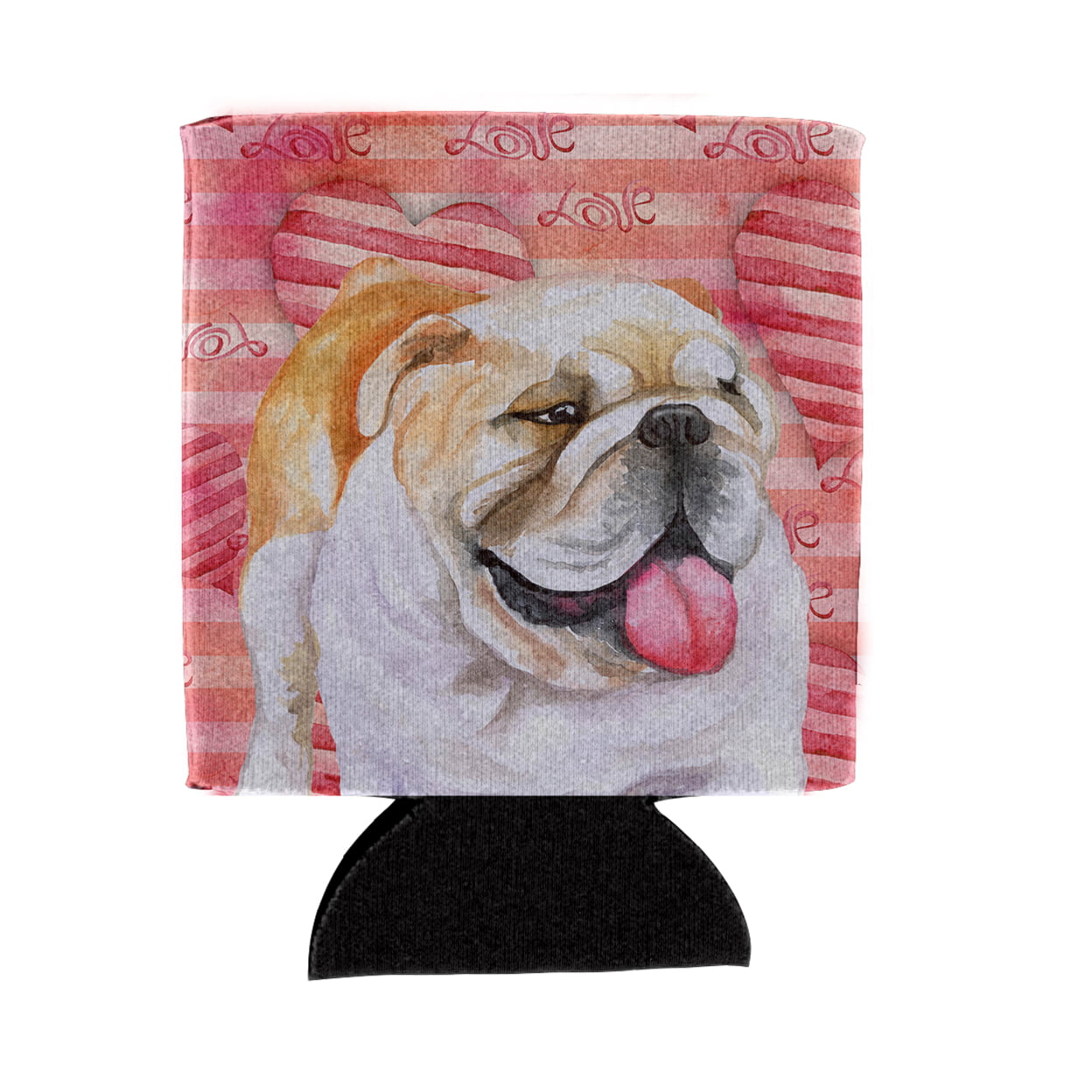 English Bulldog Love Can or Bottle Hugger