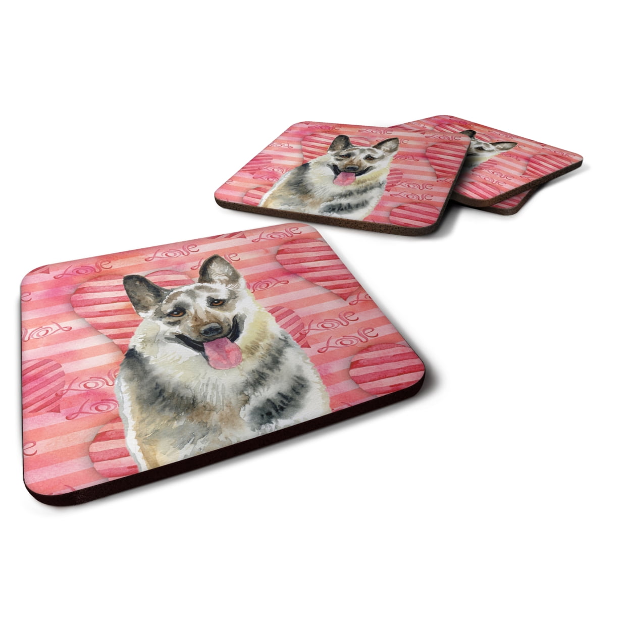 East-European Shepherd Love Foam Coaster