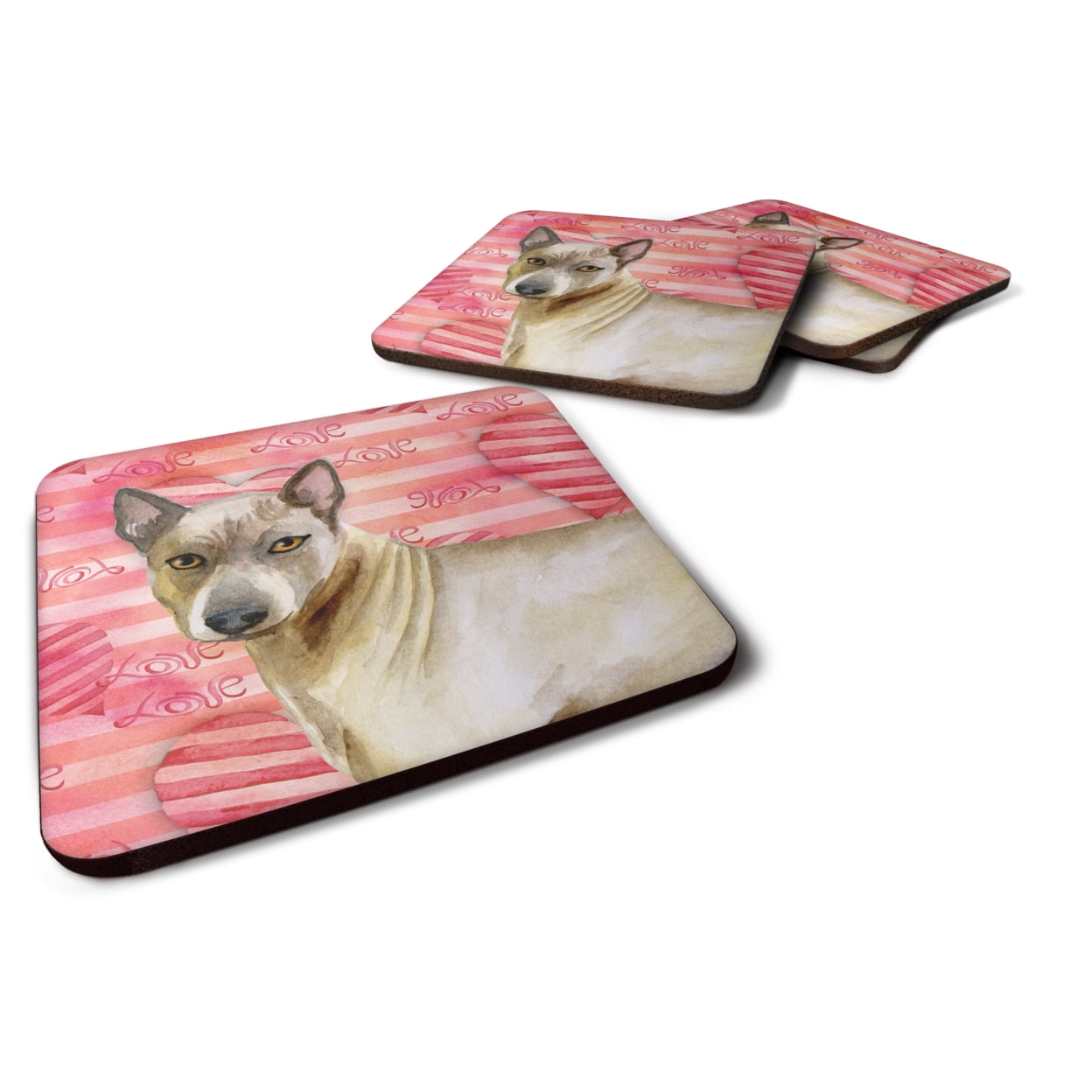 Thai Ridgeback Love Foam Coaster