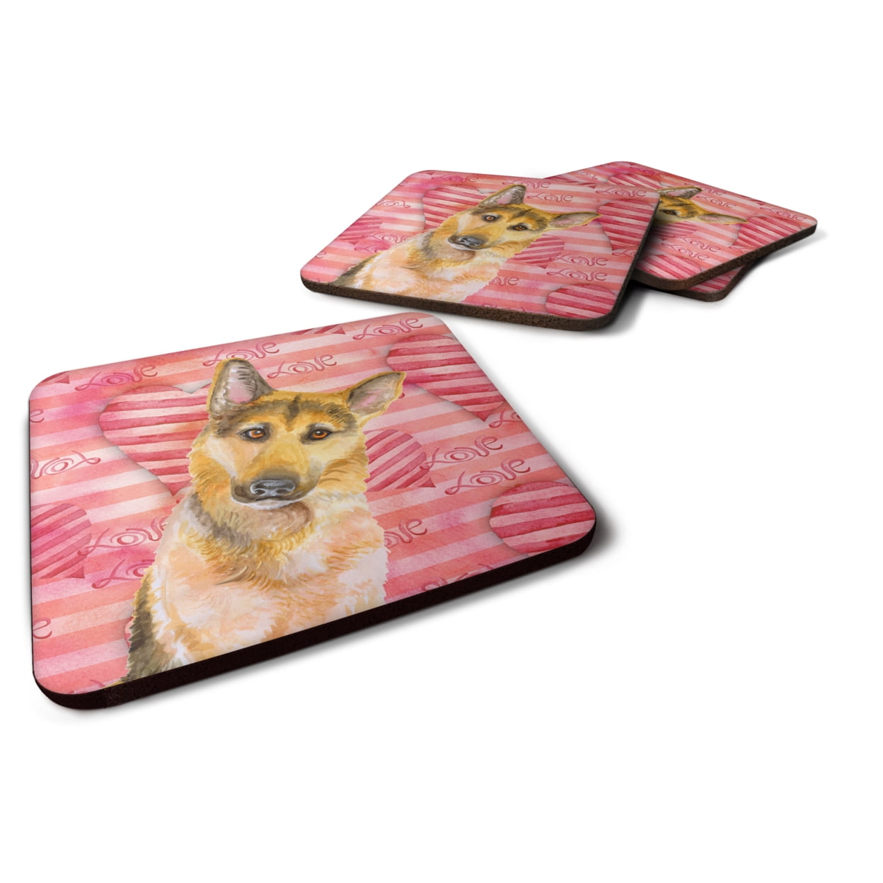 German Shepherd No.2 Love Foam Coaster