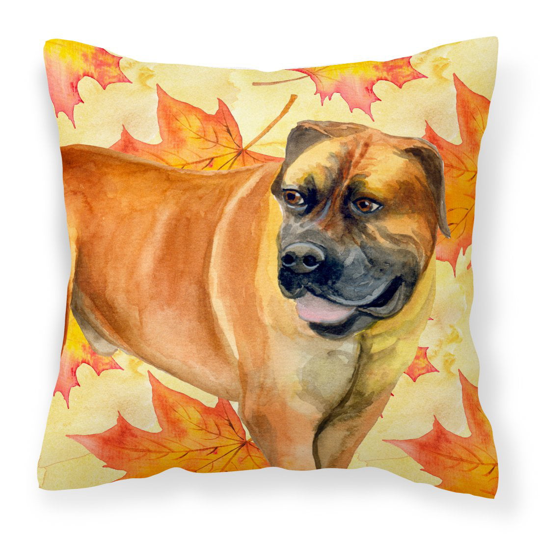 Boerboel Mastiff Fall Fabric Decorative Pillow