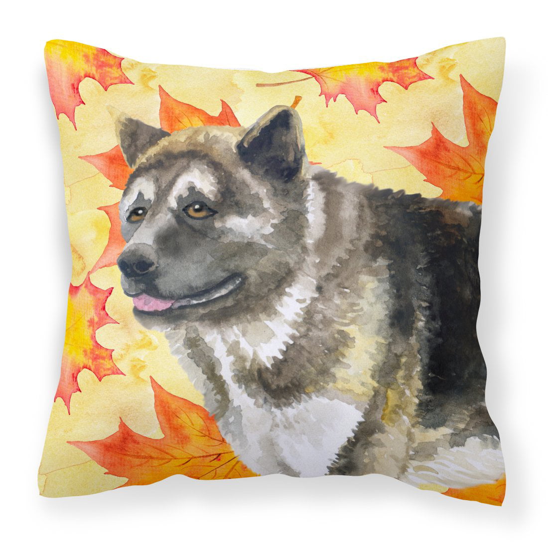 American Akita Fall Fabric Decorative Pillow