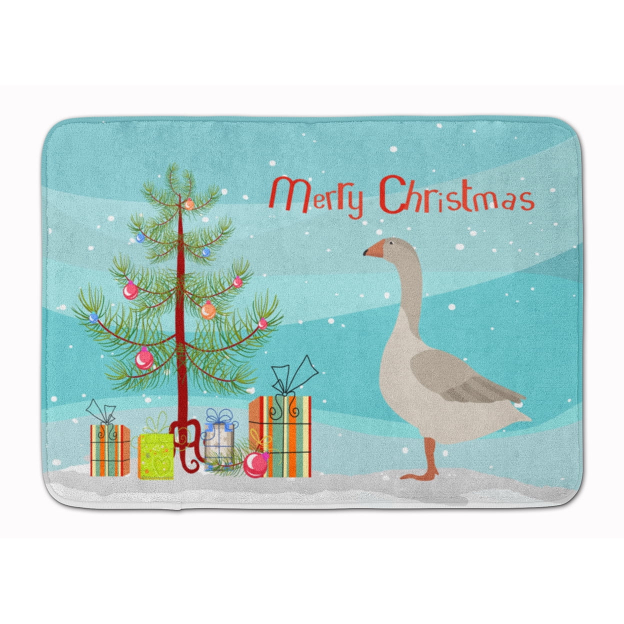 BB9261RUG Steinbacher Goose Christmas Machine Washable Memory Foam Mat