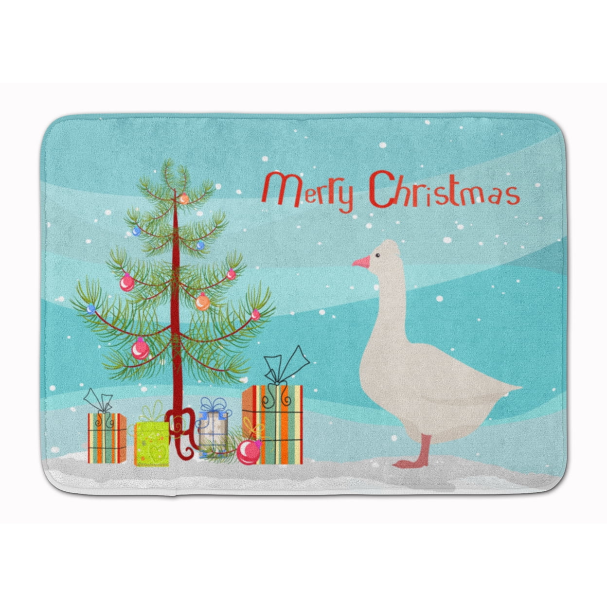 BB9265RUG Roman Goose Christmas Machine Washable Memory Foam Mat