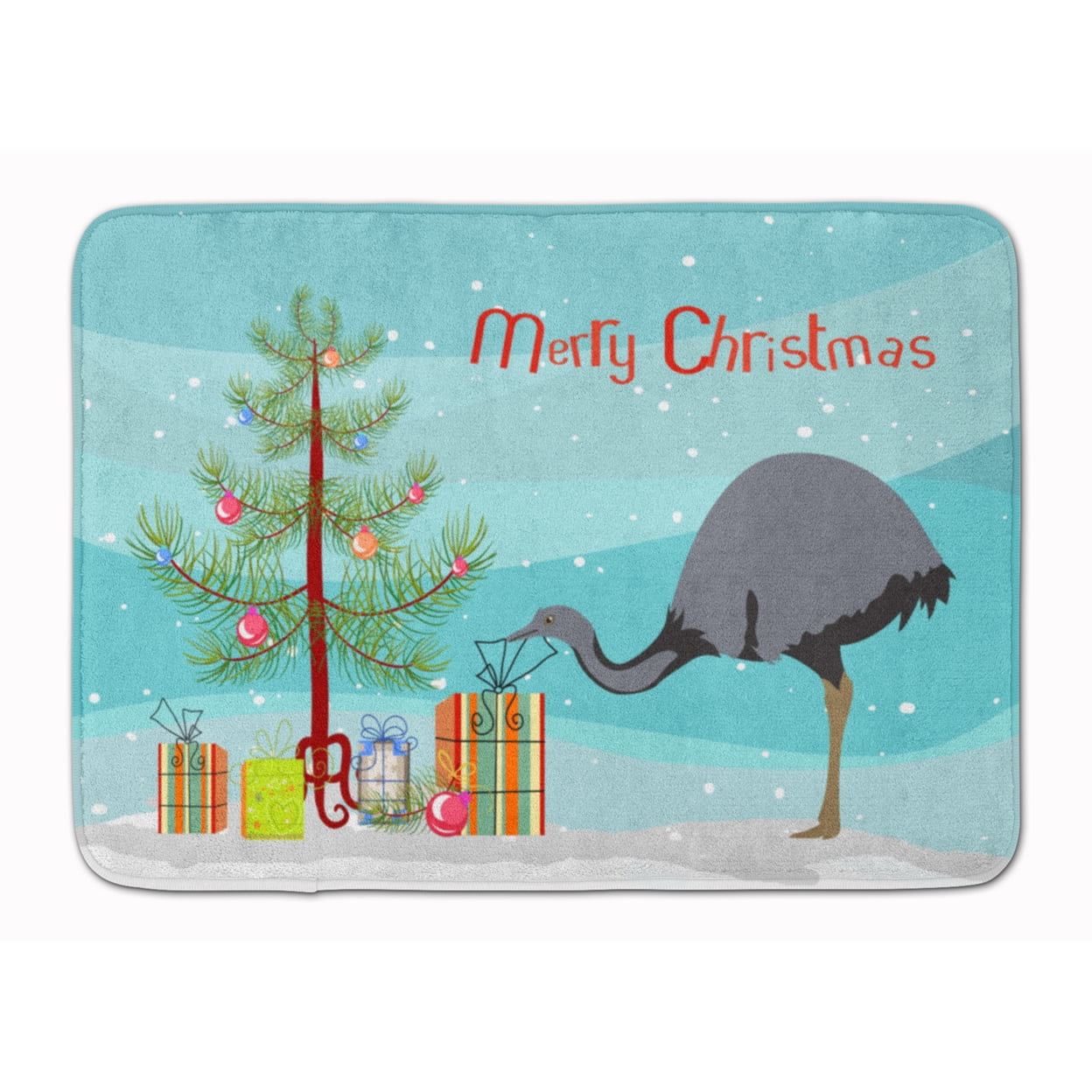 BB9290RUG Rhea Christmas Machine Washable Memory Foam Mat