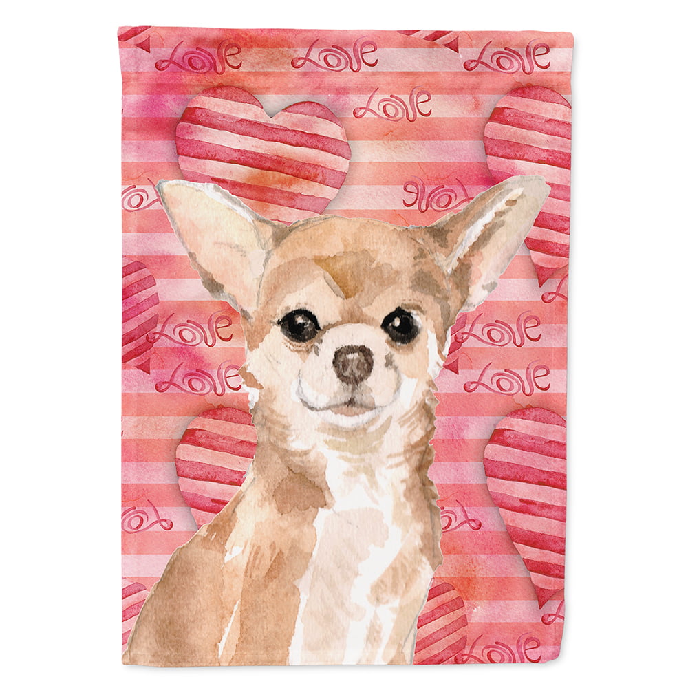 Chihuahua Love Flag Canvas House