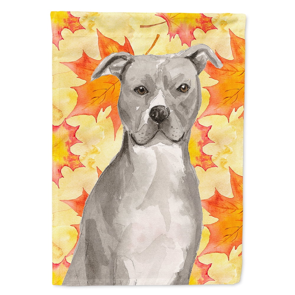 Staffordshire Bull Terrier Fall Flag Canvas House