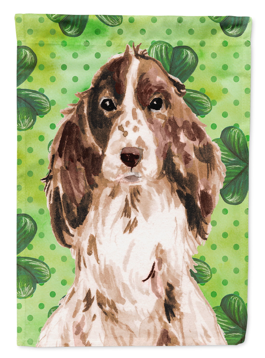 BB9552CHF Brown Parti St. Patricks Canvas House Flag