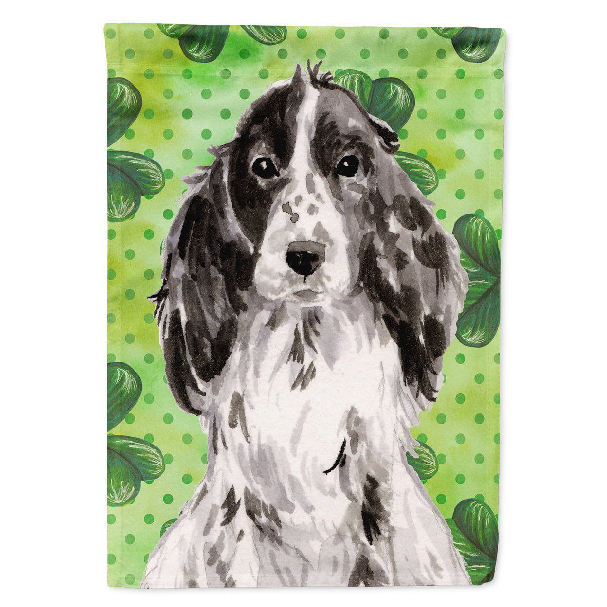 Black Parti St. Patricks Canvas House Flag