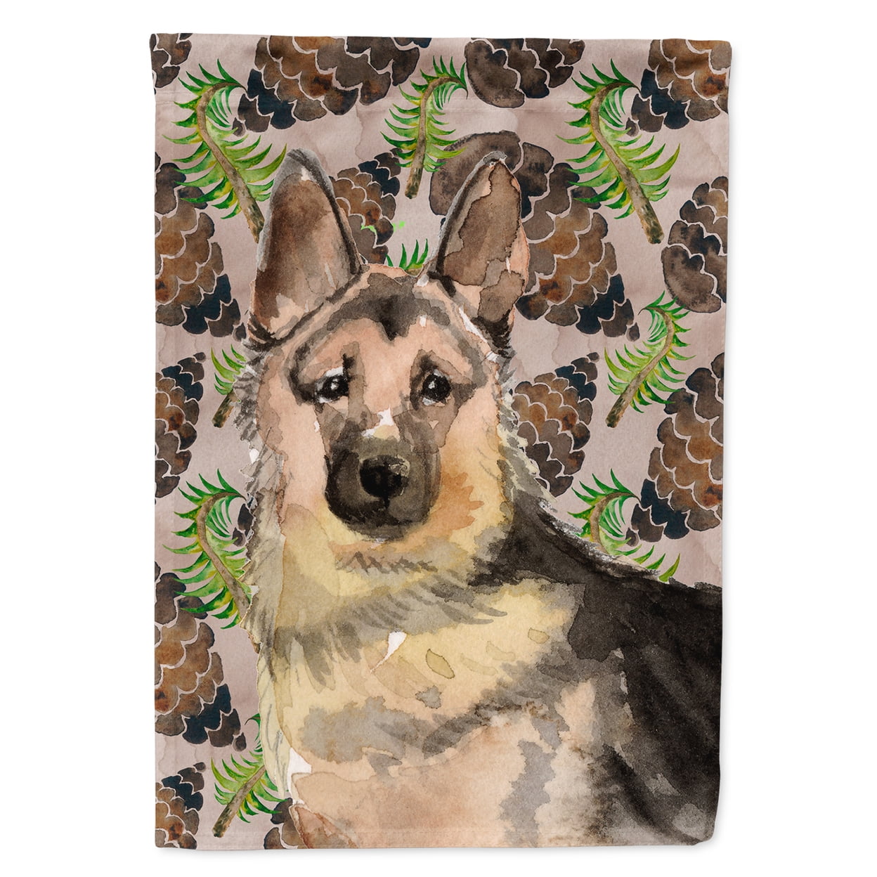 BB9593GF German Shepherd Pine Cones Garden Flag