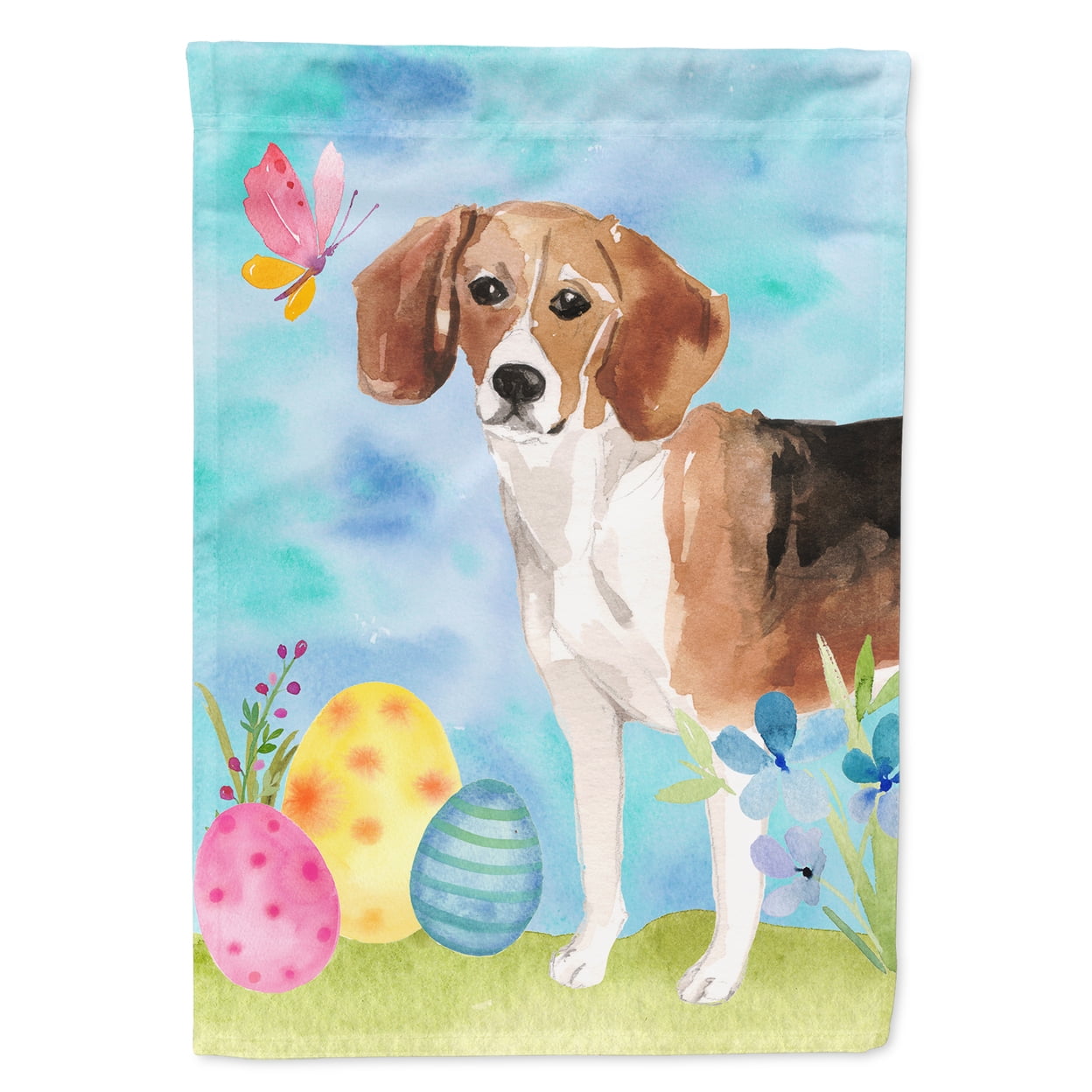 BB9614GF Beagle Easter Garden Flag