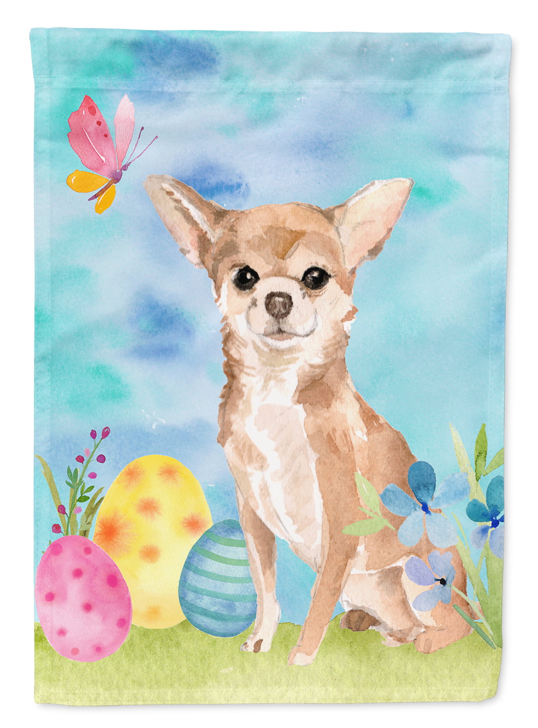 BB9621GF Chihuahua Easter Garden Flag