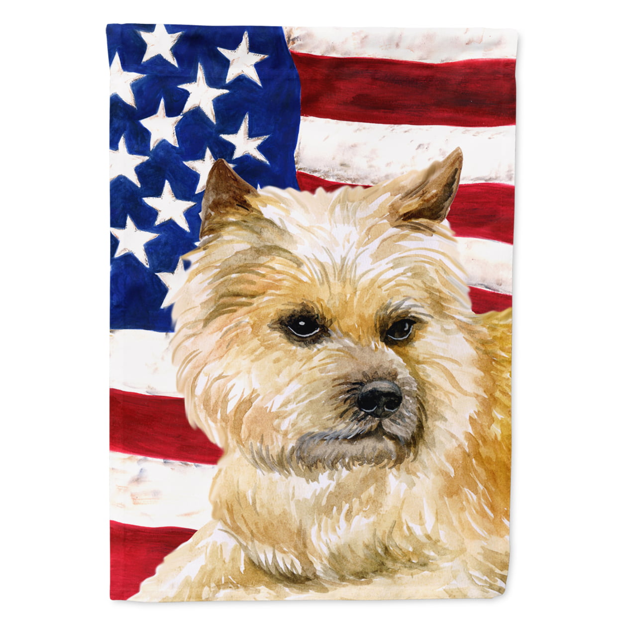 Cairn Terrier Patriotic Garden Flag