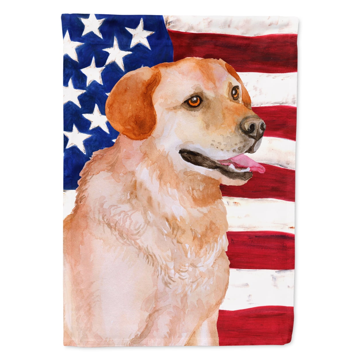 Labrador Retriever Patriotic Garden Flag