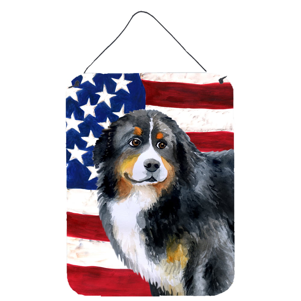 Bernese Mountain Dog Patriotic Wall or Door Hanging Prints