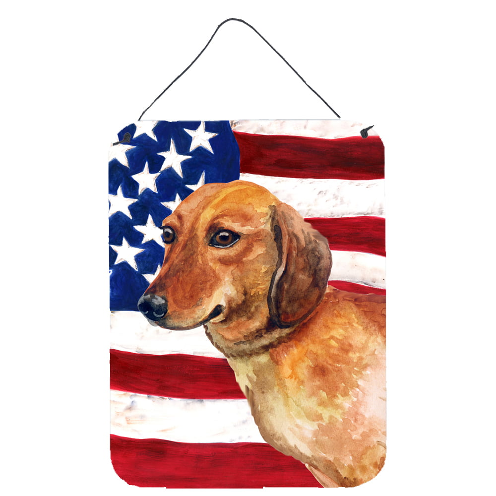 Dachshund Patriotic Wall or Door Hanging Prints