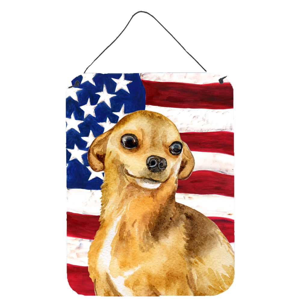 Chihuahua Patriotic Wall or Door Hanging Prints