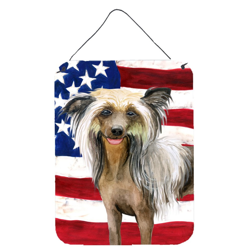 Chinese Crested Patriotic Wall or Door Hanging Prints