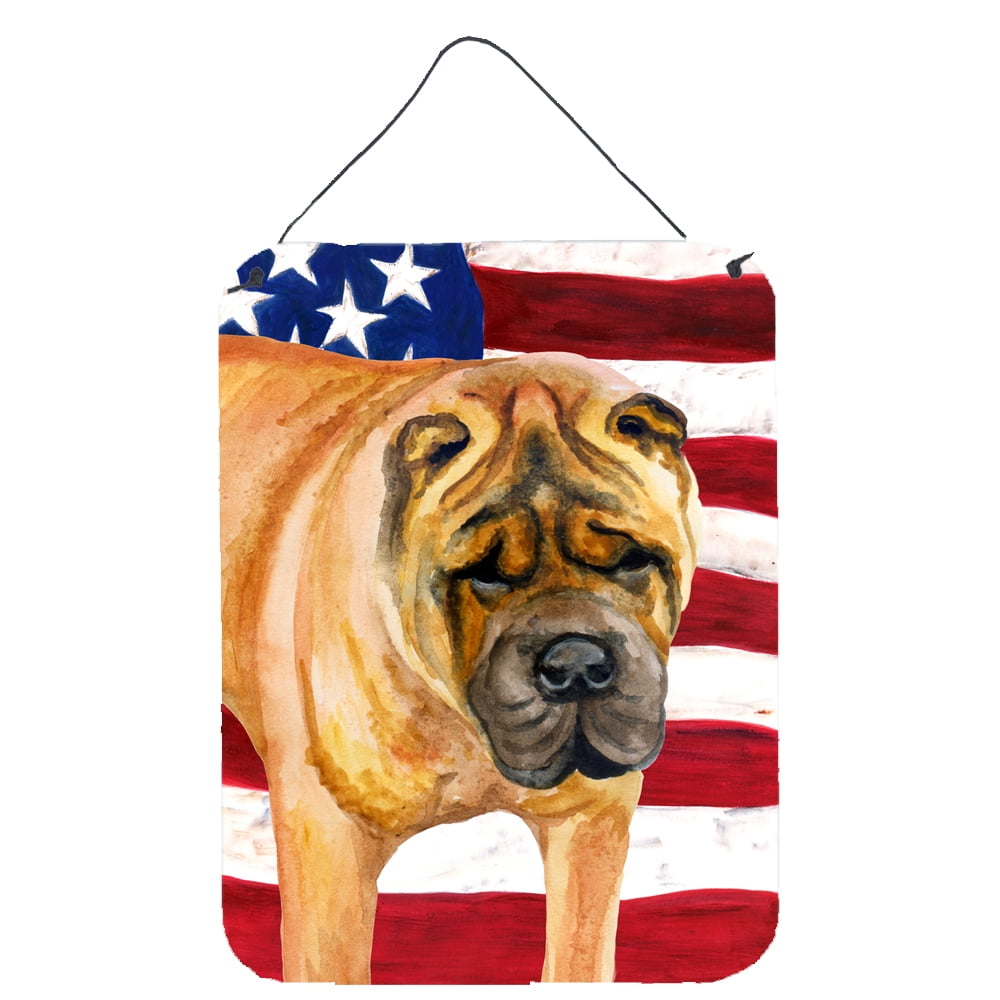 Shar Pei Patriotic Wall or Door Hanging Prints