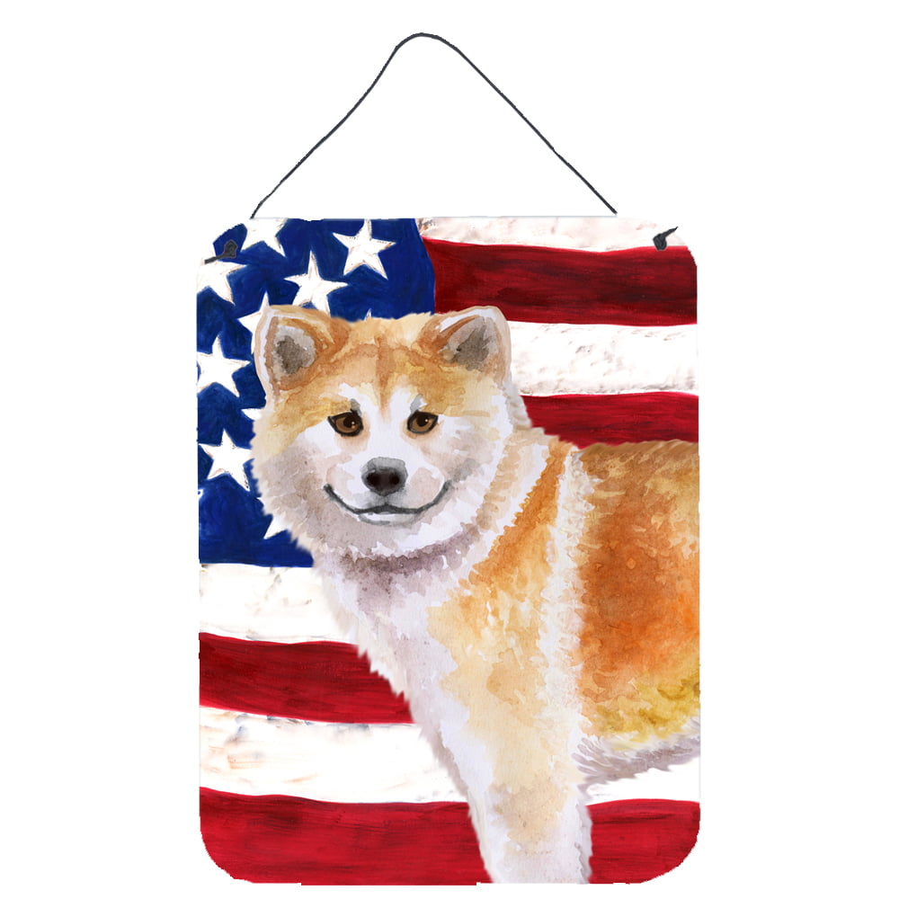 Shiba Inu Patriotic Wall or Door Hanging Prints