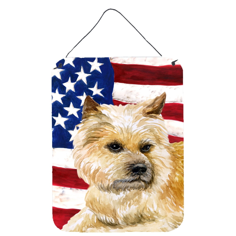 Cairn Terrier Patriotic Wall or Door Hanging Prints