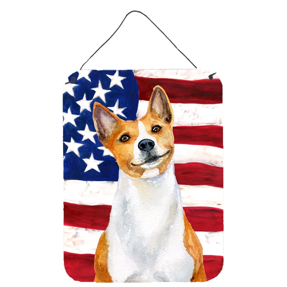 Basenji Patriotic Wall or Door Hanging Prints