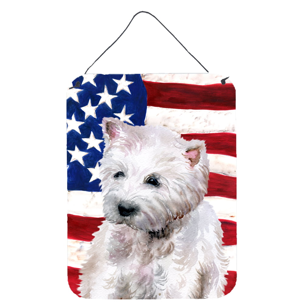 Westie Patriotic Wall or Door Hanging Prints