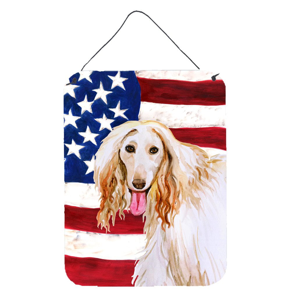 Afghan Hound Patriotic Wall or Door Hanging Prints
