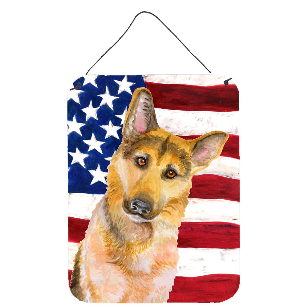German Shepherd No. 2 Patriotic Wall or Door Hanging Prints