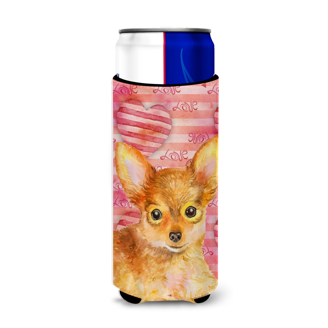 Toy Terrier Love Michelob Ultra Hugger for Slim Cans