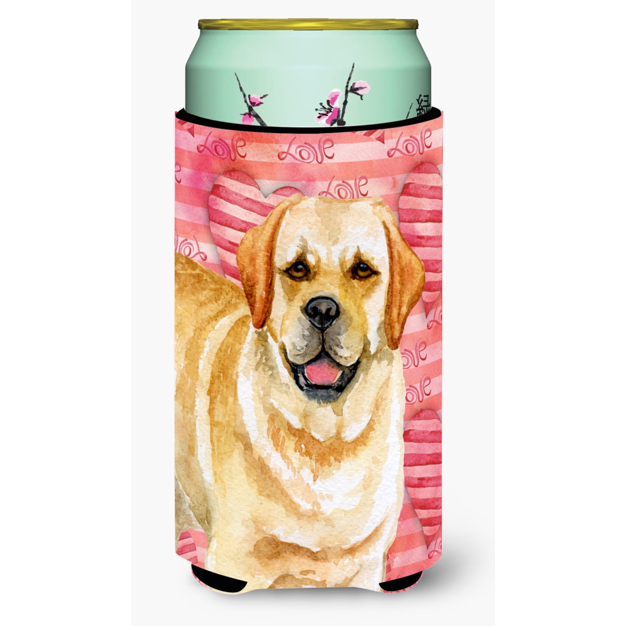 Golden Retriever Love Tall Boy Beverage Insulator Hugger