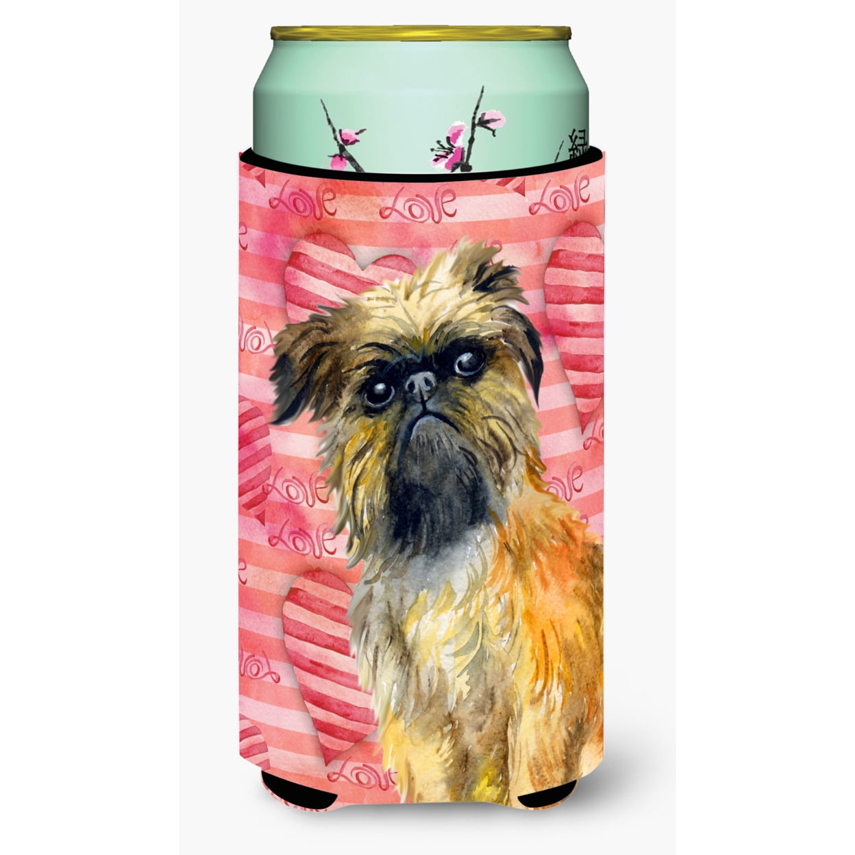 Brussels Griffon Love Tall Boy Beverage Insulator Hugger
