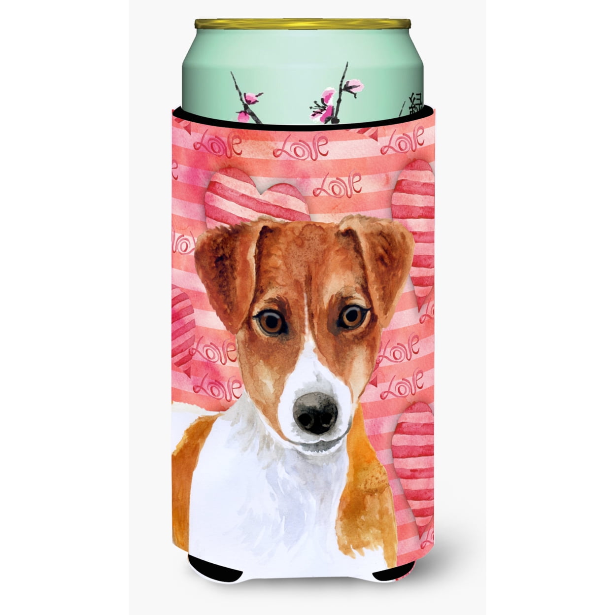 Jack Russell Terrier Love Tall Boy Beverage Insulator Hugger