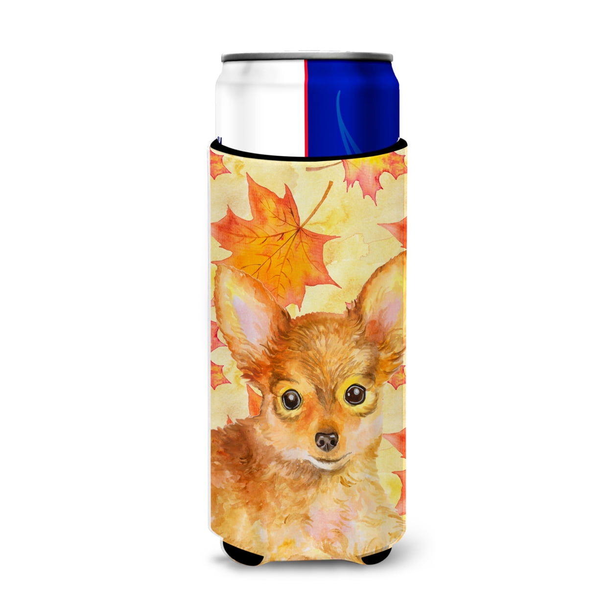 Toy Terrier Fall Michelob Ultra Hugger for Slim Cans